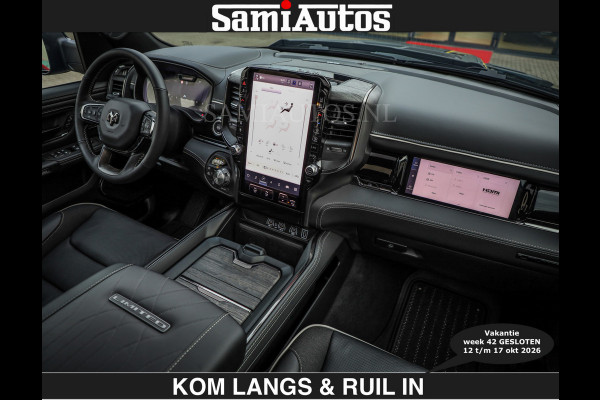 Dodge Ram LIMITED SPORT H.O 540 PK | €84950,- excl | Massage + Full Option | De Meest Luxe en Volle Pick-Up in zijn Klasse | Comfortabele Dubbele Cabine met Royale 5 Zitplaatsen | BPM vrij | Nu Leverbaar uit Voorraad | Voorraad Nr 2355 - 5149 | De specialist in Amerikaanse pick‑ups in Nederland en Europa.