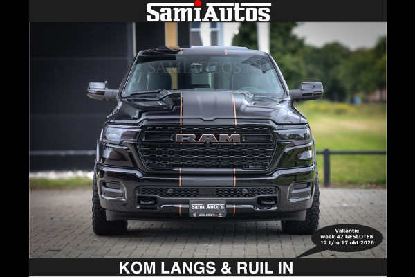 Dodge Ram LIMITED SPORT H.O 540 PK | €84950,- excl | Massage + Full Option | De Meest Luxe en Volle Pick-Up in zijn Klasse | Comfortabele Dubbele Cabine met Royale 5 Zitplaatsen | BPM vrij | Nu Leverbaar uit Voorraad | Voorraad Nr 2355 - 5149 | De specialist in Amerikaanse pick‑ups in Nederland en Europa.