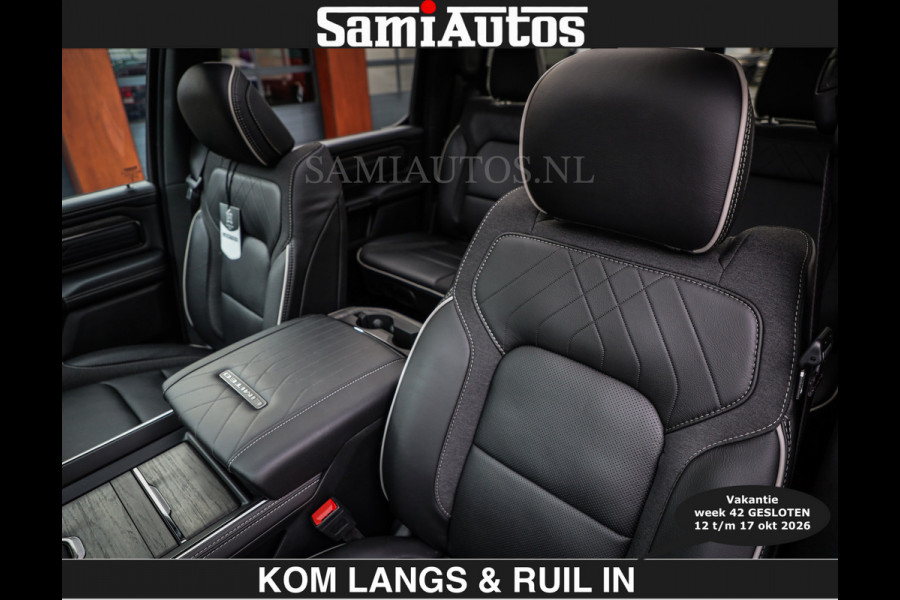 Dodge Ram LIMITED SPORT H.O 540 PK | €84950,- excl | Massage + Full Option | De Meest Luxe en Volle Pick-Up in zijn Klasse | Comfortabele Dubbele Cabine met Royale 5 Zitplaatsen | BPM vrij | Nu Leverbaar uit Voorraad | Voorraad Nr 2355 - 5149 | De specialist in Amerikaanse pick‑ups in Nederland en Europa.