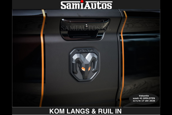 Dodge Ram LIMITED SPORT H.O 540 PK | €84950,- excl | Massage + Full Option | De Meest Luxe en Volle Pick-Up in zijn Klasse | Comfortabele Dubbele Cabine met Royale 5 Zitplaatsen | BPM vrij | Nu Leverbaar uit Voorraad | Voorraad Nr 2355 - 5149 | De specialist in Amerikaanse pick‑ups in Nederland en Europa.