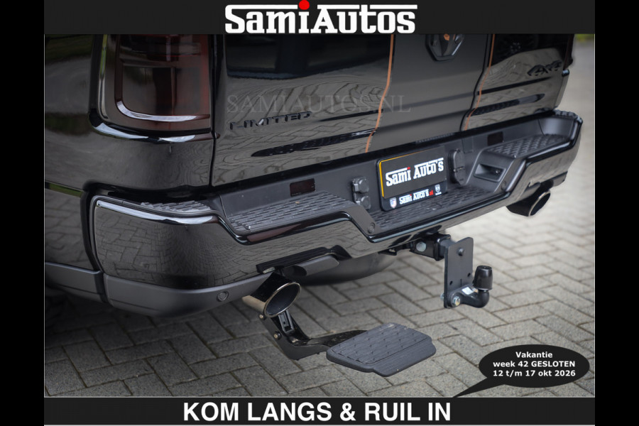 Dodge Ram LIMITED SPORT H.O 540 PK | €84950,- excl | Massage + Full Option | De Meest Luxe en Volle Pick-Up in zijn Klasse | Comfortabele Dubbele Cabine met Royale 5 Zitplaatsen | BPM vrij | Nu Leverbaar uit Voorraad | Voorraad Nr 2355 - 5149 | De specialist in Amerikaanse pick‑ups in Nederland en Europa.