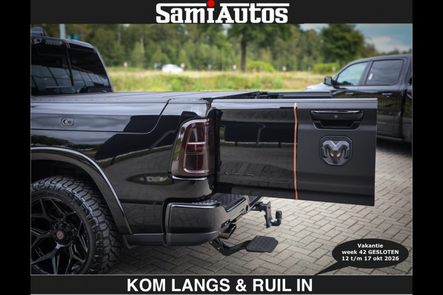 Dodge Ram LIMITED SPORT H.O 540 PK | €84950,- excl | Massage + Full Option | De Meest Luxe en Volle Pick-Up in zijn Klasse | Comfortabele Dubbele Cabine met Royale 5 Zitplaatsen | BPM vrij | Nu Leverbaar uit Voorraad | Voorraad Nr 2355 - 5149 | De specialist in Amerikaanse pick‑ups in Nederland en Europa.