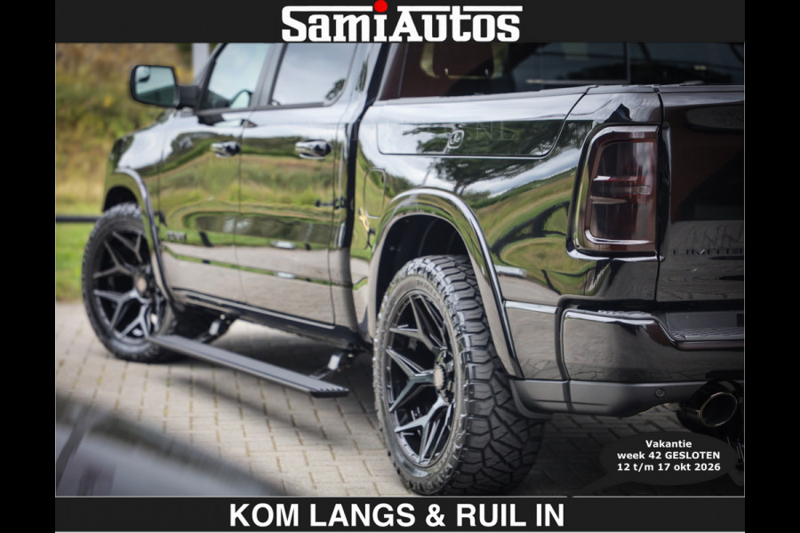 Dodge Ram LIMITED SPORT H.O 540 PK | €84950,- excl | Massage + Full Option | De Meest Luxe en Volle Pick-Up in zijn Klasse | Comfortabele Dubbele Cabine met Royale 5 Zitplaatsen | BPM vrij | Nu Leverbaar uit Voorraad | Voorraad Nr 2355 - 5149 | De specialist in Amerikaanse pick‑ups in Nederland en Europa.
