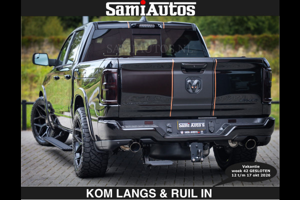 Dodge Ram LIMITED SPORT H.O 540 PK | €84950,- excl | Massage + Full Option | De Meest Luxe en Volle Pick-Up in zijn Klasse | Comfortabele Dubbele Cabine met Royale 5 Zitplaatsen | BPM vrij | Nu Leverbaar uit Voorraad | Voorraad Nr 2355 - 5149 | De specialist in Amerikaanse pick‑ups in Nederland en Europa.
