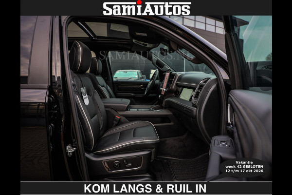 Dodge Ram LIMITED SPORT H.O 540 PK | €84950,- excl | Massage + Full Option | De Meest Luxe en Volle Pick-Up in zijn Klasse | Comfortabele Dubbele Cabine met Royale 5 Zitplaatsen | BPM vrij | Nu Leverbaar uit Voorraad | Voorraad Nr 2355 - 5149 | De specialist in Amerikaanse pick‑ups in Nederland en Europa.