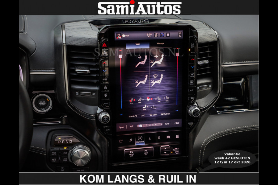 Dodge Ram LIMITED SPORT H.O 540 PK | €84950,- excl | Massage + Full Option | De Meest Luxe en Volle Pick-Up in zijn Klasse | Comfortabele Dubbele Cabine met Royale 5 Zitplaatsen | BPM vrij | Nu Leverbaar uit Voorraad | Voorraad Nr 2355 - 5149 | De specialist in Amerikaanse pick‑ups in Nederland en Europa.