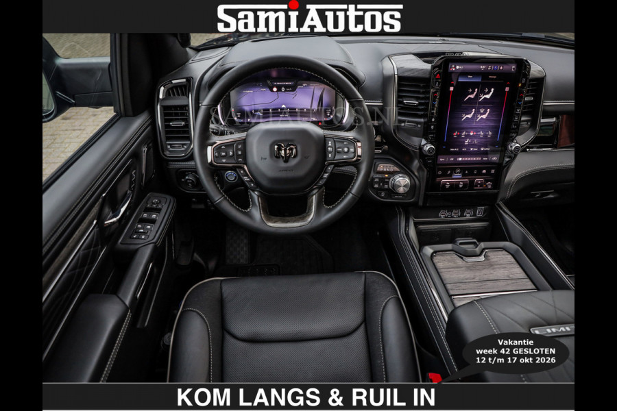 Dodge Ram LIMITED SPORT H.O 540 PK | €84950,- excl | Massage + Full Option | De Meest Luxe en Volle Pick-Up in zijn Klasse | Comfortabele Dubbele Cabine met Royale 5 Zitplaatsen | BPM vrij | Nu Leverbaar uit Voorraad | Voorraad Nr 2355 - 5149 | De specialist in Amerikaanse pick‑ups in Nederland en Europa.