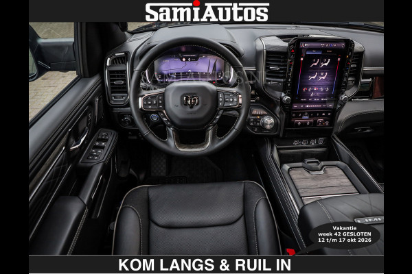 Dodge Ram LIMITED SPORT H.O 540 PK | €84950,- excl | Massage + Full Option | De Meest Luxe en Volle Pick-Up in zijn Klasse | Comfortabele Dubbele Cabine met Royale 5 Zitplaatsen | BPM vrij | Nu Leverbaar uit Voorraad | Voorraad Nr 2355 - 5149 | De specialist in Amerikaanse pick‑ups in Nederland en Europa.