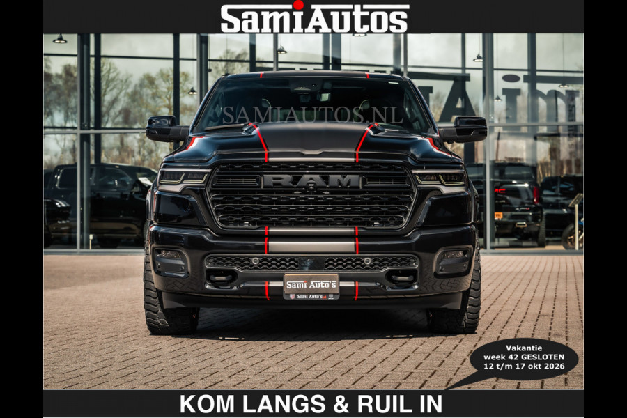 Dodge Ram HULK PACK | Limited 540 PK | €84950,- excl | Massage + Full Option | De Meest Luxe en Volle Pick-Up in zijn Klasse | Hulk Pack i Comfortabele Dubbele Cabine met Royale 5 Zitplaatsen | BPM vrij | Nu Leverbaar uit Voorraad | Voorraad Nr 2357 - 5182 | De specialist in Amerikaanse pick‑ups in Nederland en Europa.