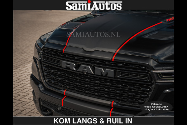 Dodge Ram HULK PACK | Limited 540 PK | €84950,- excl | Massage + Full Option | De Meest Luxe en Volle Pick-Up in zijn Klasse | Hulk Pack i Comfortabele Dubbele Cabine met Royale 5 Zitplaatsen | BPM vrij | Nu Leverbaar uit Voorraad | Voorraad Nr 2357 - 5182 | De specialist in Amerikaanse pick‑ups in Nederland en Europa.