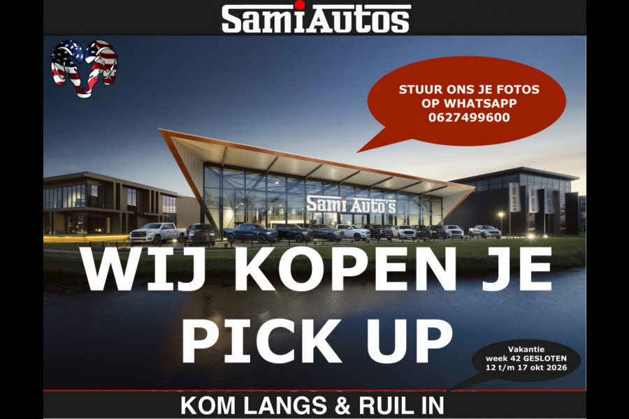 Dodge Ram HULK PACK | Limited 540 PK | €84950,- excl | Massage + Full Option | De Meest Luxe en Volle Pick-Up in zijn Klasse | Hulk Pack i Comfortabele Dubbele Cabine met Royale 5 Zitplaatsen | BPM vrij | Nu Leverbaar uit Voorraad | Voorraad Nr 2357 - 5182 | De specialist in Amerikaanse pick‑ups in Nederland en Europa.