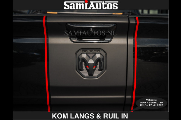 Dodge Ram HULK PACK | Limited 540 PK | €84950,- excl | Massage + Full Option | De Meest Luxe en Volle Pick-Up in zijn Klasse | Hulk Pack i Comfortabele Dubbele Cabine met Royale 5 Zitplaatsen | BPM vrij | Nu Leverbaar uit Voorraad | Voorraad Nr 2357 - 5182 | De specialist in Amerikaanse pick‑ups in Nederland en Europa.