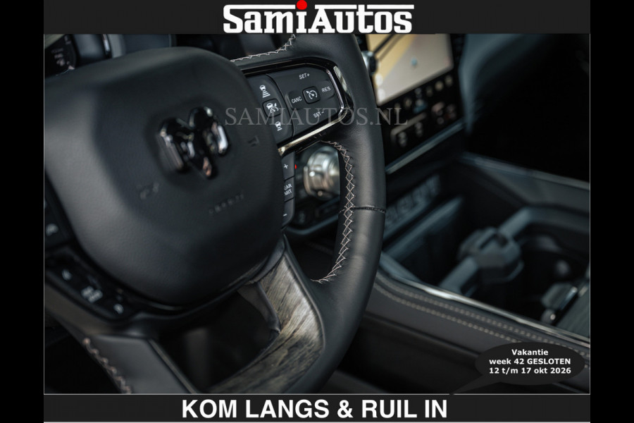 Dodge Ram HULK PACK | Limited 540 PK | €84950,- excl | Massage + Full Option | De Meest Luxe en Volle Pick-Up in zijn Klasse | Hulk Pack i Comfortabele Dubbele Cabine met Royale 5 Zitplaatsen | BPM vrij | Nu Leverbaar uit Voorraad | Voorraad Nr 2357 - 5182 | De specialist in Amerikaanse pick‑ups in Nederland en Europa.