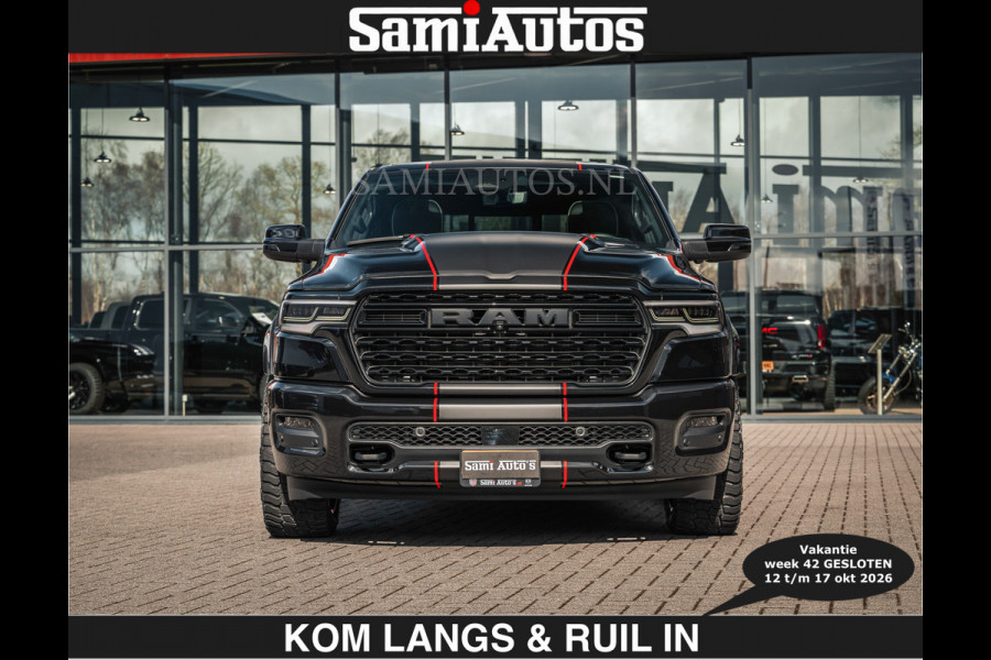 Dodge Ram HULK PACK | Limited 540 PK | €84950,- excl | Massage + Full Option | De Meest Luxe en Volle Pick-Up in zijn Klasse | Hulk Pack i Comfortabele Dubbele Cabine met Royale 5 Zitplaatsen | BPM vrij | Nu Leverbaar uit Voorraad | Voorraad Nr 2357 - 5182 | De specialist in Amerikaanse pick‑ups in Nederland en Europa.