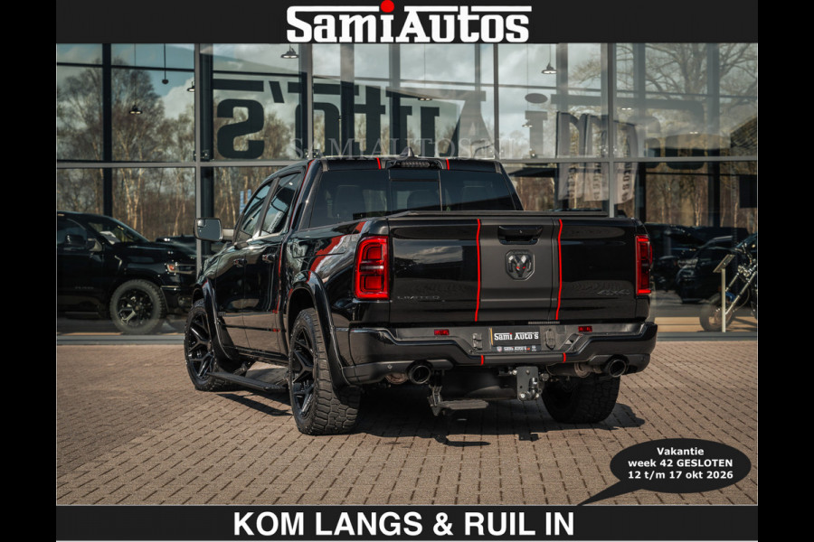 Dodge Ram HULK PACK | Limited 540 PK | €84950,- excl | Massage + Full Option | De Meest Luxe en Volle Pick-Up in zijn Klasse | Hulk Pack i Comfortabele Dubbele Cabine met Royale 5 Zitplaatsen | BPM vrij | Nu Leverbaar uit Voorraad | Voorraad Nr 2357 - 5182 | De specialist in Amerikaanse pick‑ups in Nederland en Europa.