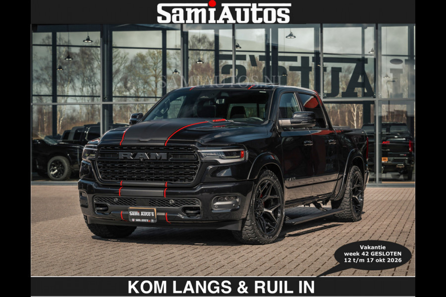 Dodge Ram HULK PACK | Limited 540 PK | €84950,- excl | Massage + Full Option | De Meest Luxe en Volle Pick-Up in zijn Klasse | Hulk Pack i Comfortabele Dubbele Cabine met Royale 5 Zitplaatsen | BPM vrij | Nu Leverbaar uit Voorraad | Voorraad Nr 2357 - 5182 | De specialist in Amerikaanse pick‑ups in Nederland en Europa.