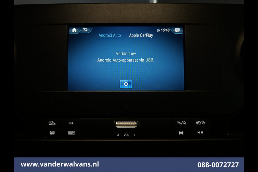 Mercedes-Benz Sprinter 317 CDI 170pk L3H2 Euro6 Airco | Camera | Navigatie | Apple Carplay | Trekhaak | Stoelverwarming Android Auto, Parkeersensoren, Bijrijdersbank