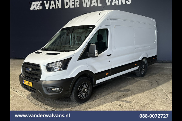 Ford Transit 2.0 TDCI 131pk L4H3 Euro6 Airco | Camera | Cruisecontrol | Verwarmde voorruit Parkeersensoren, Bijrijdersbank