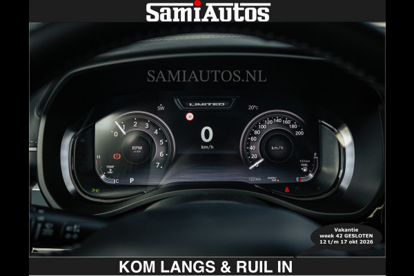 Dodge Ram LIMITED 2027 5.7 V8 HEMI | € 79.950 excl excl | MAXIMAAL UITGERUST | NIEUWE KLEUR Forged Blue Metallic met Ebony Red interior se DUBBELE CABINE | 5 PERSOONS | DC | Allernieuwste Limited 2027 in nieuwe kleur Forged Blue  – volledig uitgerust met alle opties.