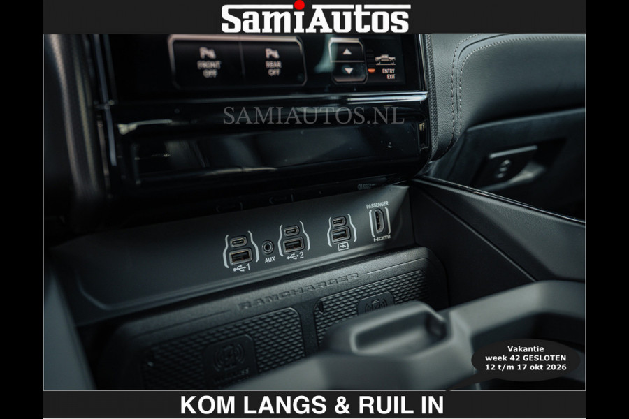 Dodge Ram LIMITED 2027 5.7 V8 HEMI | € 79.950 excl excl | MAXIMAAL UITGERUST | NIEUWE KLEUR Forged Blue Metallic met Ebony Red interior se DUBBELE CABINE | 5 PERSOONS | DC | Allernieuwste Limited 2027 in nieuwe kleur Forged Blue  – volledig uitgerust met alle opties.