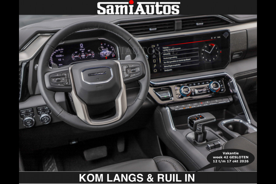 GMC Sierra BLACK OPS DENALI 6.2 V8 426PK Full Option | €84950,- excl | De Meest Luxe Pick-Up in zijn Klasse | Comfortabele Dubbele Cabine met Royale 5 Zitplaatsen | BPM vrij | Nu Leverbaar uit Voorraad | Voorraad Nr 1539  | De specialist in Amerikaanse pick‑ups in Nederland en Europa.