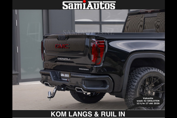 GMC Sierra BLACK OPS DENALI 6.2 V8 426PK Full Option | €84950,- excl | De Meest Luxe Pick-Up in zijn Klasse | Comfortabele Dubbele Cabine met Royale 5 Zitplaatsen | BPM vrij | Nu Leverbaar uit Voorraad | Voorraad Nr 1539  | De specialist in Amerikaanse pick‑ups in Nederland en Europa.