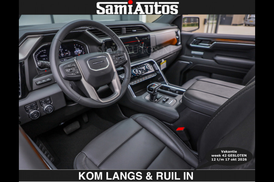 GMC Sierra BLACK OPS DENALI 6.2 V8 426PK Full Option | €84950,- excl | De Meest Luxe Pick-Up in zijn Klasse | Comfortabele Dubbele Cabine met Royale 5 Zitplaatsen | BPM vrij | Nu Leverbaar uit Voorraad | Voorraad Nr 1539  | De specialist in Amerikaanse pick‑ups in Nederland en Europa.