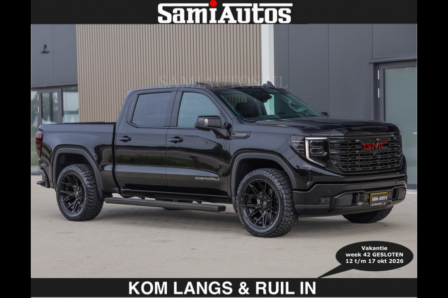 GMC Sierra BLACK OPS DENALI 6.2 V8 426PK Full Option | €84950,- excl | De Meest Luxe Pick-Up in zijn Klasse | Comfortabele Dubbele Cabine met Royale 5 Zitplaatsen | BPM vrij | Nu Leverbaar uit Voorraad | Voorraad Nr 1539  | De specialist in Amerikaanse pick‑ups in Nederland en Europa.