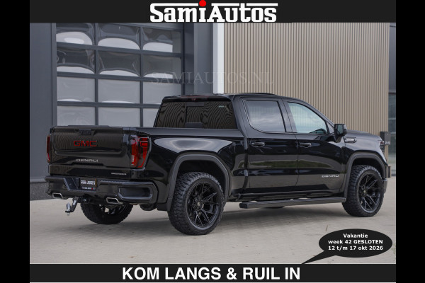 GMC Sierra BLACK OPS DENALI 6.2 V8 426PK Full Option | €84950,- excl | De Meest Luxe Pick-Up in zijn Klasse | Comfortabele Dubbele Cabine met Royale 5 Zitplaatsen | BPM vrij | Nu Leverbaar uit Voorraad | Voorraad Nr 1539  | De specialist in Amerikaanse pick‑ups in Nederland en Europa.
