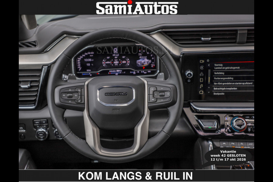 GMC Sierra BLACK OPS DENALI 6.2 V8 426PK Full Option | €84950,- excl | De Meest Luxe Pick-Up in zijn Klasse | Comfortabele Dubbele Cabine met Royale 5 Zitplaatsen | BPM vrij | Nu Leverbaar uit Voorraad | Voorraad Nr 1539  | De specialist in Amerikaanse pick‑ups in Nederland en Europa.