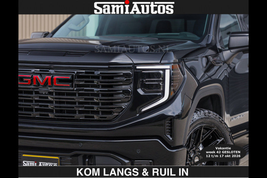 GMC Sierra BLACK OPS DENALI 6.2 V8 426PK Full Option | €84950,- excl | De Meest Luxe Pick-Up in zijn Klasse | Comfortabele Dubbele Cabine met Royale 5 Zitplaatsen | BPM vrij | Nu Leverbaar uit Voorraad | Voorraad Nr 1539  | De specialist in Amerikaanse pick‑ups in Nederland en Europa.