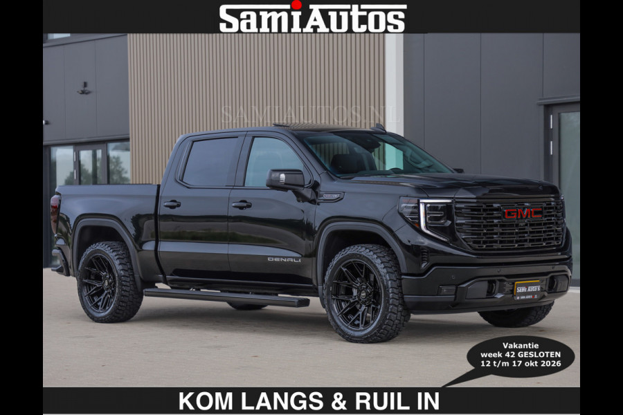 GMC Sierra BLACK OPS DENALI 6.2 V8 426PK Full Option | €84950,- excl | De Meest Luxe Pick-Up in zijn Klasse | Comfortabele Dubbele Cabine met Royale 5 Zitplaatsen | BPM vrij | Nu Leverbaar uit Voorraad | Voorraad Nr 1539  | De specialist in Amerikaanse pick‑ups in Nederland en Europa.