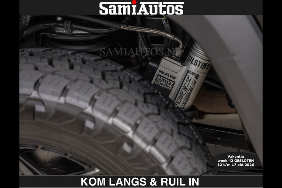Dodge Ram TRX HELLCAT | 6.2 V8 712PK SUPERCHARGER | € 129.50 excl | RODE STIKSELS | FULLY LOADED | CARBON | CREW CAB | DUBBELE CABINE | 5 PERSOONS | De specialist in Amerikaanse pick‑ups in Nederland en Europa.