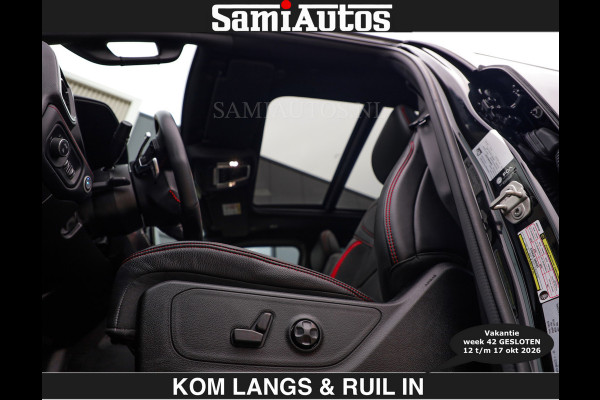 Dodge Ram TRX HELLCAT | 6.2 V8 712PK SUPERCHARGER | € 129.50 excl | RODE STIKSELS | FULLY LOADED | CARBON | CREW CAB | DUBBELE CABINE | 5 PERSOONS | De specialist in Amerikaanse pick‑ups in Nederland en Europa.