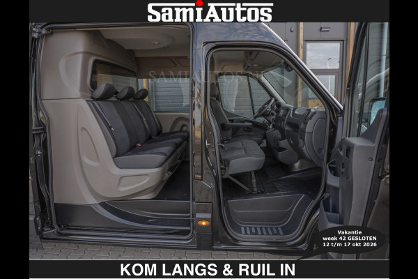 Opel Movano 6 PERSOONS | L3H2 |2.3 146PK | €16950,- excl | CAMERA | HOUTENVLOER | DUBBLE CABINE | DC | ROYALE 6 PERSOONEN DUBBELE CABINE BUS |