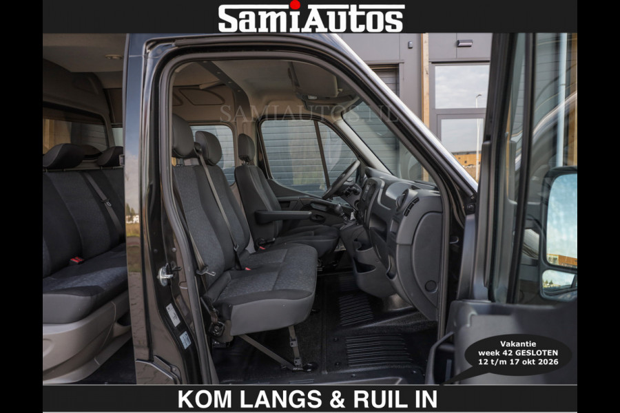 Opel Movano 6 PERSOONS | L3H2 |2.3 146PK | €16950,- excl | CAMERA | HOUTENVLOER | DUBBLE CABINE | DC | ROYALE 6 PERSOONEN DUBBELE CABINE BUS |