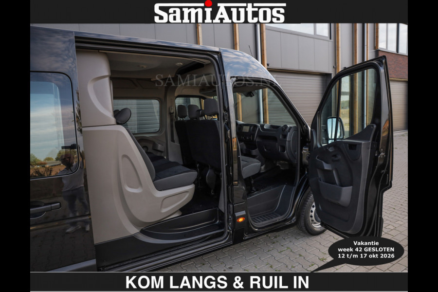 Opel Movano 6 PERSOONS | L3H2 |2.3 146PK | €16950,- excl | CAMERA | HOUTENVLOER | DUBBLE CABINE | DC | ROYALE 6 PERSOONEN DUBBELE CABINE BUS |