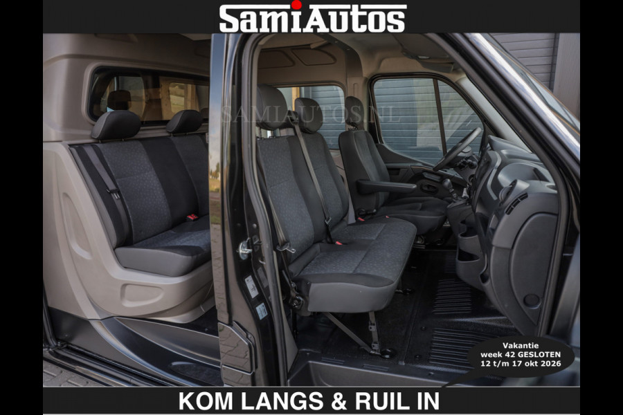 Opel Movano 6 PERSOONS | L3H2 |2.3 146PK | €16950,- excl | CAMERA | HOUTENVLOER | DUBBLE CABINE | DC | ROYALE 6 PERSOONEN DUBBELE CABINE BUS |