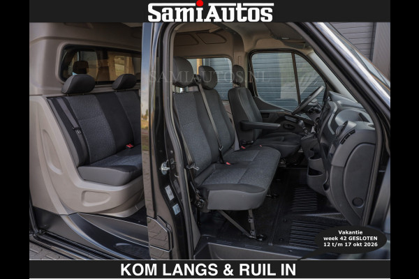 Opel Movano 6 PERSOONS | L3H2 |2.3 146PK | €16950,- excl | CAMERA | HOUTENVLOER | DUBBLE CABINE | DC | ROYALE 6 PERSOONEN DUBBELE CABINE BUS |