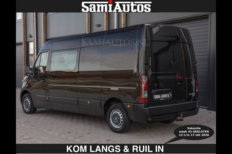 Opel Movano 6 PERSOONS | L3H2 |2.3 146PK | €16950,- excl | CAMERA | HOUTENVLOER | DUBBLE CABINE | DC | ROYALE 6 PERSOONEN DUBBELE CABINE BUS |