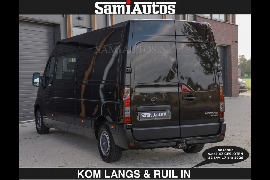 Opel Movano 6 PERSOONS | L3H2 |2.3 146PK | €16950,- excl | CAMERA | HOUTENVLOER | DUBBLE CABINE | DC | ROYALE 6 PERSOONEN DUBBELE CABINE BUS |