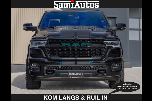 Dodge Ram LIMITED 2027 5.7 V8 HEMI | € 79950 excl excl | MAXIMAAL UITGERUST | DUBBELE CABINE | 5 PERSOONS | DC | Allernieuwste Limited uitvoering – volledig uitgerust met alle opties.