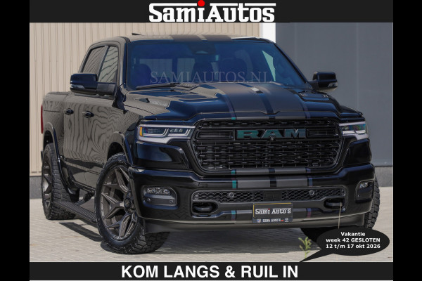 Dodge Ram LIMITED 2027 5.7 V8 HEMI | € 79950 excl excl | MAXIMAAL UITGERUST | DUBBELE CABINE | 5 PERSOONS | DC | Allernieuwste Limited uitvoering – volledig uitgerust met alle opties.