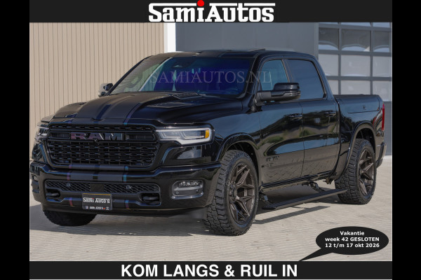 Dodge Ram LIMITED 2027 5.7 V8 HEMI | € 79950 excl excl | MAXIMAAL UITGERUST | DUBBELE CABINE | 5 PERSOONS | DC | Allernieuwste Limited uitvoering – volledig uitgerust met alle opties.