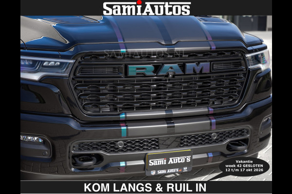 Dodge Ram LIMITED 2027 5.7 V8 HEMI | € 79950 excl excl | MAXIMAAL UITGERUST | DUBBELE CABINE | 5 PERSOONS | DC | Allernieuwste Limited uitvoering – volledig uitgerust met alle opties.