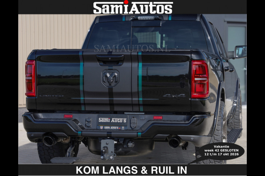 Dodge Ram LIMITED 2027 5.7 V8 HEMI | € 79950 excl excl | MAXIMAAL UITGERUST | DUBBELE CABINE | 5 PERSOONS | DC | Allernieuwste Limited uitvoering – volledig uitgerust met alle opties.