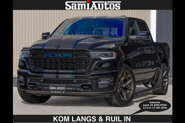 Dodge Ram LIMITED 2027 5.7 V8 HEMI | € 79950 excl excl | MAXIMAAL UITGERUST | DUBBELE CABINE | 5 PERSOONS | DC | Allernieuwste Limited uitvoering – volledig uitgerust met alle opties.