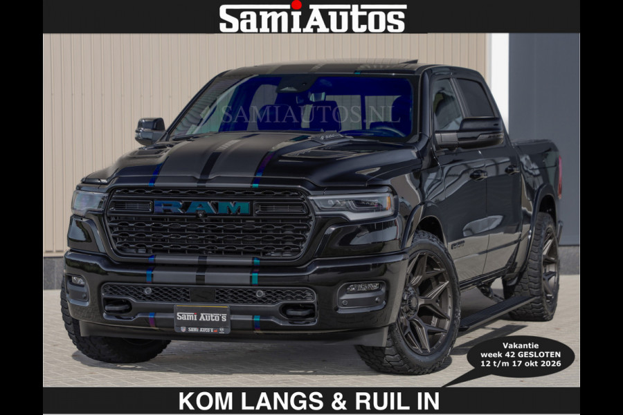 Dodge Ram LIMITED 2027 5.7 V8 HEMI | € 79950 excl excl | MAXIMAAL UITGERUST | DUBBELE CABINE | 5 PERSOONS | DC | Allernieuwste Limited uitvoering – volledig uitgerust met alle opties.