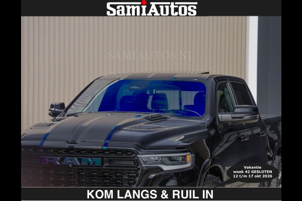 Dodge Ram LIMITED 2027 5.7 V8 HEMI | € 79950 excl excl | MAXIMAAL UITGERUST | DUBBELE CABINE | 5 PERSOONS | DC | Allernieuwste Limited uitvoering – volledig uitgerust met alle opties.