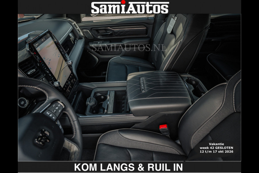Dodge Ram LIMITED 2027 5.7 V8 HEMI | € 79950 excl excl | MAXIMAAL UITGERUST | DUBBELE CABINE | 5 PERSOONS | DC | Allernieuwste Limited uitvoering – volledig uitgerust met alle opties.